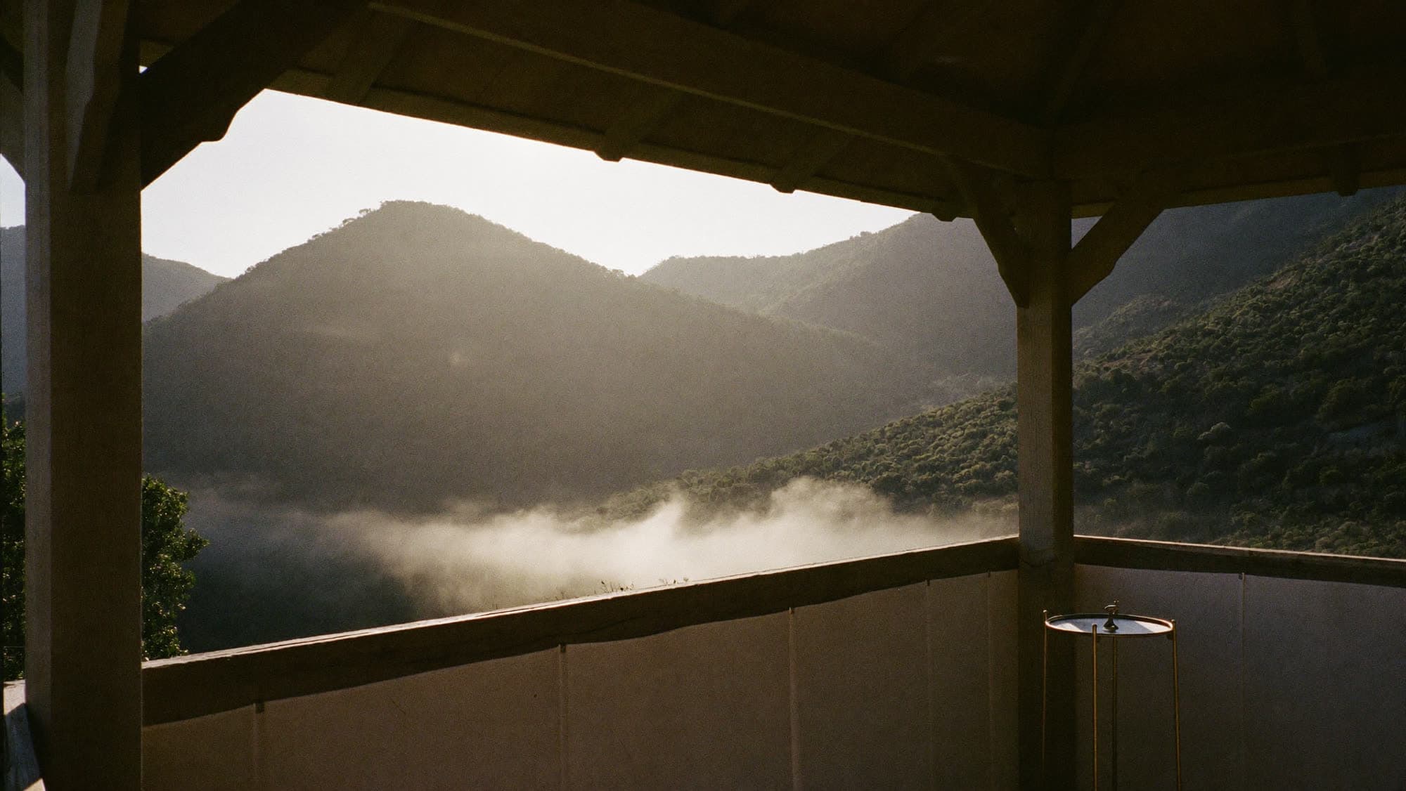 First light over the valley